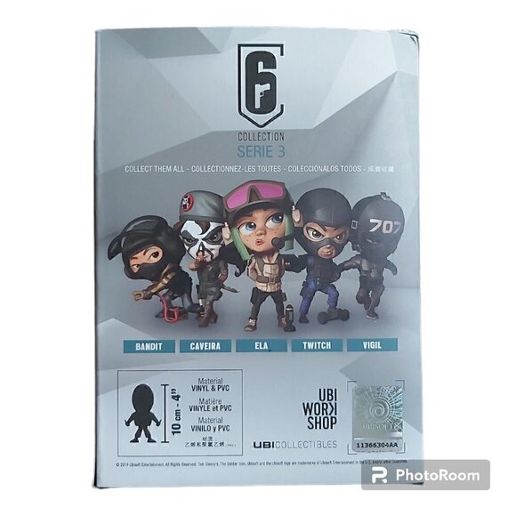 Rainbow Six Siege Collection Series 3 Twitch 4 Inch Vinyl & PVC Figure - Picture 6 of 6